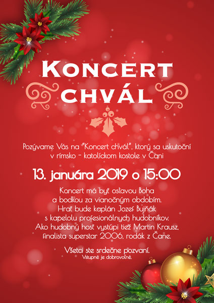 Koncert chval plagat